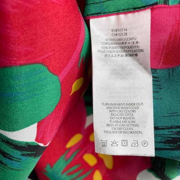 Armani Exchange A/X‎ Tropical Floral Back Zip Tank Top - Size XS TP Sleeveless - Picture 7 of 7